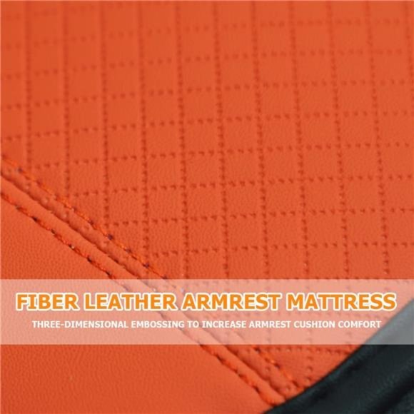 Accessories Car Armrest Storage Box Mat Fiber Leather Car Center